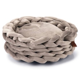 Designed by Lotte Ziba gray cat basket 40x15 cm by Designed by Lotte, Cat beds - Ref: Foro24-441339, Price: 74,99 €, Discount: %