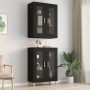 Black hanging wall cabinet 69.5x34x90 cm by vidaXL, Sideboards - Ref: Foro24-812277, Price: 83,19 €, Discount: %