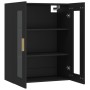 Armario de pared colgante negro 69,5x34x90 cm de vidaXL, Aparadores - Ref: Foro24-812277, Precio: 83,19 €, Descuento: %