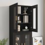 Black hanging wall cabinet 69.5x34x90 cm by vidaXL, Sideboards - Ref: Foro24-812277, Price: 83,19 €, Discount: %