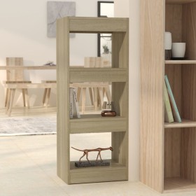 Estantería/divisor madera ingeniería roble Sonoma 40x30x103 cm de vidaXL, Librerías y estanterías - Ref: Foro24-811613, Preci...