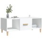 Mesa de centro madera contrachapada blanco 102x50x40 cm de vidaXL, Mesas de centro - Ref: Foro24-812690, Precio: 60,99 €, Des...