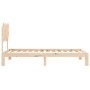 Estructura de cama con cabecero madera maciza 100x200 cm de vidaXL, Camas y somieres - Ref: Foro24-3193716, Precio: 102,84 €,...