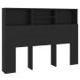 Black headboard furniture 140x19x103.5 cm by vidaXL, Headboards and footboards - Ref: Foro24-811863, Price: 66,77 €, Discount: %