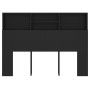 Black headboard furniture 140x19x103.5 cm by vidaXL, Headboards and footboards - Ref: Foro24-811863, Price: 66,77 €, Discount: %