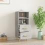 Gray concrete plywood sideboard 34.5x34x90 cm by vidaXL, Sideboards - Ref: Foro24-812361, Price: 63,99 €, Discount: %