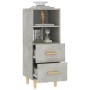 Gray concrete plywood sideboard 34.5x34x90 cm by vidaXL, Sideboards - Ref: Foro24-812361, Price: 63,99 €, Discount: %