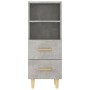 Aparador de madera contrachapada gris hormigón 34,5x34x90 cm de vidaXL, Aparadores - Ref: Foro24-812361, Precio: 63,34 €, Des...