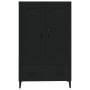 Aparador de madera de ingeniería negro 70x31x115 cm de vidaXL, Aparadores - Ref: Foro24-812574, Precio: 89,12 €, Descuento: %