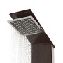 Brown glass shower panel system by vidaXL, Jet nozzles for bathtubs and showers - Ref: Foro24-151417, Price: 155,49 €, Discou...