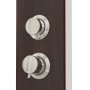 Brown glass shower panel system by vidaXL, Jet nozzles for bathtubs and showers - Ref: Foro24-151417, Price: 155,49 €, Discou...