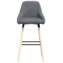 Kitchen stools 2 units dark gray fabric by vidaXL, Kitchen stools - Ref: Foro24-338747, Price: 133,99 €, Discount: %