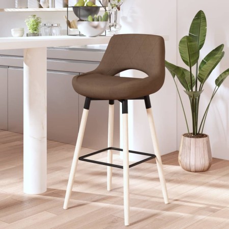 Taupe fabric kitchen stool by vidaXL, Kitchen stools - Ref: Foro24-338677, Price: 72,48 €, Discount: %