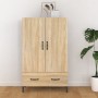 Aparador madera contrachapada roble Sonoma 70x31x115 cm de vidaXL, Aparadores - Ref: Foro24-812540, Precio: 93,23 €, Descuent...