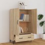 Aparador madera contrachapada roble Sonoma 70x31x115 cm de vidaXL, Aparadores - Ref: Foro24-812540, Precio: 93,23 €, Descuent...