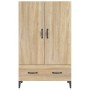 Aparador madera contrachapada roble Sonoma 70x31x115 cm de vidaXL, Aparadores - Ref: Foro24-812540, Precio: 93,23 €, Descuent...