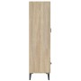 Aparador madera contrachapada roble Sonoma 70x31x115 cm de vidaXL, Aparadores - Ref: Foro24-812540, Precio: 93,23 €, Descuent...