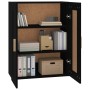 Black engineered wood wall cabinet 69.5x32.5x90 cm by vidaXL, Shelves and shelves - Ref: Foro24-812295, Price: 74,50 €, Disco...