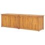 Baúl de jardín madera maciza de teca 175x50x55 cm de vidaXL, Cajas de almacenaje para exteriores - Ref: Foro24-318734, Precio...