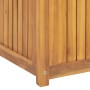 Baúl de jardín madera maciza de teca 175x50x55 cm de vidaXL, Cajas de almacenaje para exteriores - Ref: Foro24-318734, Precio...