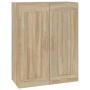 Sonoma oak engineered wood wall cabinet 69.5x32.5x90 cm by vidaXL, Shelves and shelves - Ref: Foro24-812297, Price: 77,52 €, ...