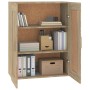 Sonoma oak engineered wood wall cabinet 69.5x32.5x90 cm by vidaXL, Shelves and shelves - Ref: Foro24-812297, Price: 77,52 €, ...