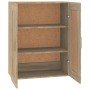 Sonoma oak engineered wood wall cabinet 69.5x32.5x90 cm by vidaXL, Shelves and shelves - Ref: Foro24-812297, Price: 77,52 €, ...