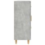 Aparador de madera contrachapada gris hormigón 69,5x34x90 cm de vidaXL, Aparadores - Ref: Foro24-812226, Precio: 93,79 €, Des...