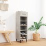 Concrete gray plywood shoe rack furniture 30x35x105 cm by vidaXL, Shoe racks and shoe organizers - Ref: Foro24-812811, Price:...