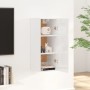 Glossy white engineered wood hanging cabinet 35x34x90 cm by vidaXL, Lockers and storage cabinets - Ref: Foro24-812480, Price:...