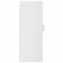 Glossy white engineered wood hanging cabinet 35x34x90 cm by vidaXL, Lockers and storage cabinets - Ref: Foro24-812480, Price:...