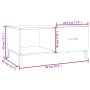 Couchtisch aus weißem Sperrholz, 90 x 50 x 40 cm von vidaXL, Couchtisch - Ref: Foro24-812663, Preis: 49,99 €, Rabatt: %