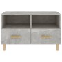 Mueble para TV madera contrachapada gris hormigón 80x36x50 cm de vidaXL, Muebles TV - Ref: Foro24-812586, Precio: 50,99 €, De...