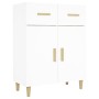 Aparador de madera contrachapada blanco 69,5x34x89 cm de vidaXL, Aparadores - Ref: Foro24-812186, Precio: 94,99 €, Descuento: %