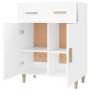 Aparador de madera contrachapada blanco 69,5x34x89 cm de vidaXL, Aparadores - Ref: Foro24-812186, Precio: 94,99 €, Descuento: %