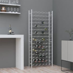 White metal wine rack for 96 bottles by vidaXL, Wine racks - Ref: Foro24-340914, Price: 151,40 €, Discount: %