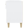 Glossy white plywood shoe cabinet 102x35x55 cm by vidaXL, Shoe racks and shoe organizers - Ref: Foro24-812822, Price: 55,99 €...