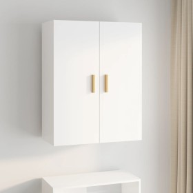 Glossy white wall-mounted hanging cabinet 69.5x34x90 cm by vidaXL, Sideboards - Ref: Foro24-812264, Price: 87,99 €, Discount: %