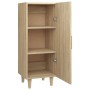 Sonoma oak plywood sideboard 34.5x34x90 cm by vidaXL, Sideboards - Ref: Foro24-812324, Price: 68,66 €, Discount: %