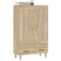 Aparador madera contrachapada color roble Sonoma 70x31x115 cm de vidaXL, Aparadores - Ref: Foro24-812567, Precio: 81,11 €, De...