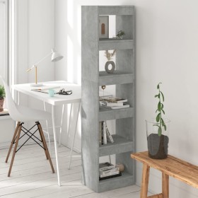 Concrete gray shelving/space divider 40x30x166 cm by vidaXL, Bookcases and shelves - Ref: Foro24-811632, Price: 67,99 €, Disc...