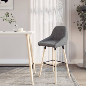 Dark gray fabric kitchen stool by vidaXL, Kitchen stools - Ref: Foro24-338741, Price: 77,99 €, Discount: %