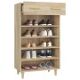 Oak-colored plywood shoe cabinet 60x35x105 cm by vidaXL, Shoe racks and shoe organizers - Ref: Foro24-812783, Price: 85,23 €,...