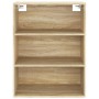 Armario colgante de pared roble Sonoma 69,5x32,5x90 cm de vidaXL, Aparadores - Ref: Foro24-812315, Precio: 71,21 €, Descuento: %