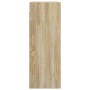 Armario colgante de pared roble Sonoma 69,5x32,5x90 cm de vidaXL, Aparadores - Ref: Foro24-812315, Precio: 71,21 €, Descuento: %