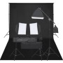 Fotostudio-Set mit Licht und Kulisse von vidaXL, Blitze und Studiobeleuchtung - Ref: Foro24-3094684, Preis: 225,53 €, Rabatt: %