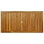 Mesa de jardín de madera maciza de acacia 200x100x74 cm de vidaXL, Mesas de jardín - Ref: Foro24-318744, Precio: 204,22 €, De...