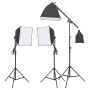 Photography studio kit with lighting set and backdrop by vidaXL, Flashes and studio lighting - Ref: Foro24-3094684, Price: 22...