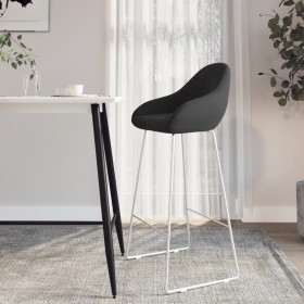 Black Velvet Kitchen Stool by vidaXL, Kitchen stools - Ref: Foro24-338715, Price: 76,99 €, Discount: %