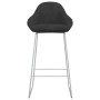 Black Velvet Kitchen Stool by vidaXL, Kitchen stools - Ref: Foro24-338715, Price: 76,15 €, Discount: %